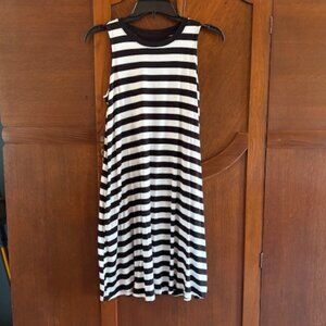 Striped B&W Time & Tru dress, small